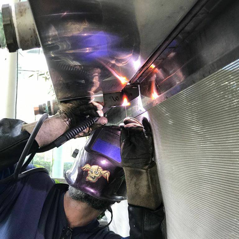 Stainless Steel Waterfall Repair