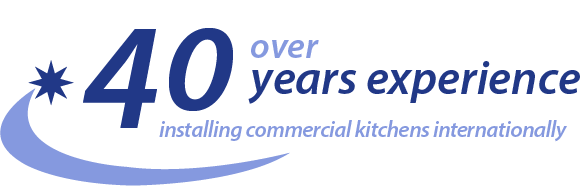 40 years experience installing commercial kitchens