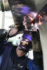 Stainless Steel Water Curtain Installation