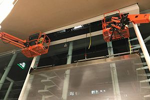 Stainless Steel Water Curtain Installation