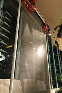 Stainless Steel Water Curtain Installation