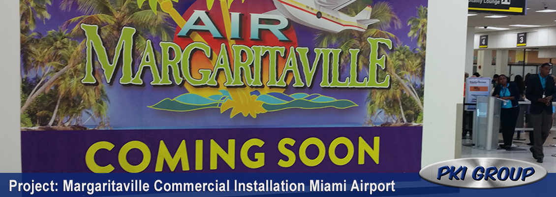 Margaritaville Commercial Installation Miami Airport
