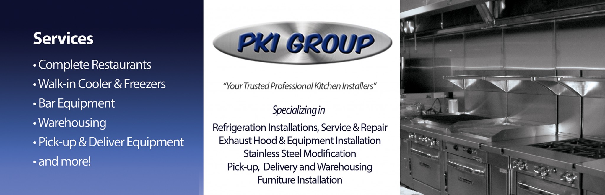 Commercial Kitchen Equipment Installation & Repair