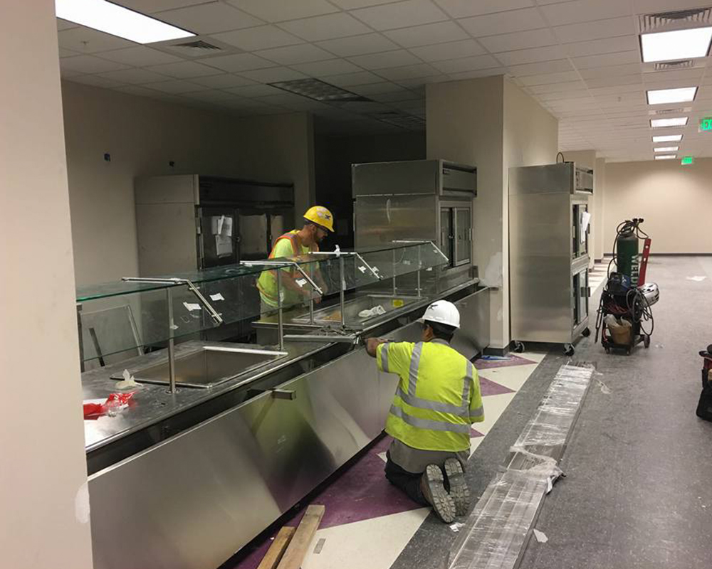 Another Commercial Kitchen Installation At The Braves Stadium
