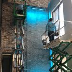 Stainless Steel Waterfall Installation