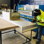 Stainless Steel Counter Modification
