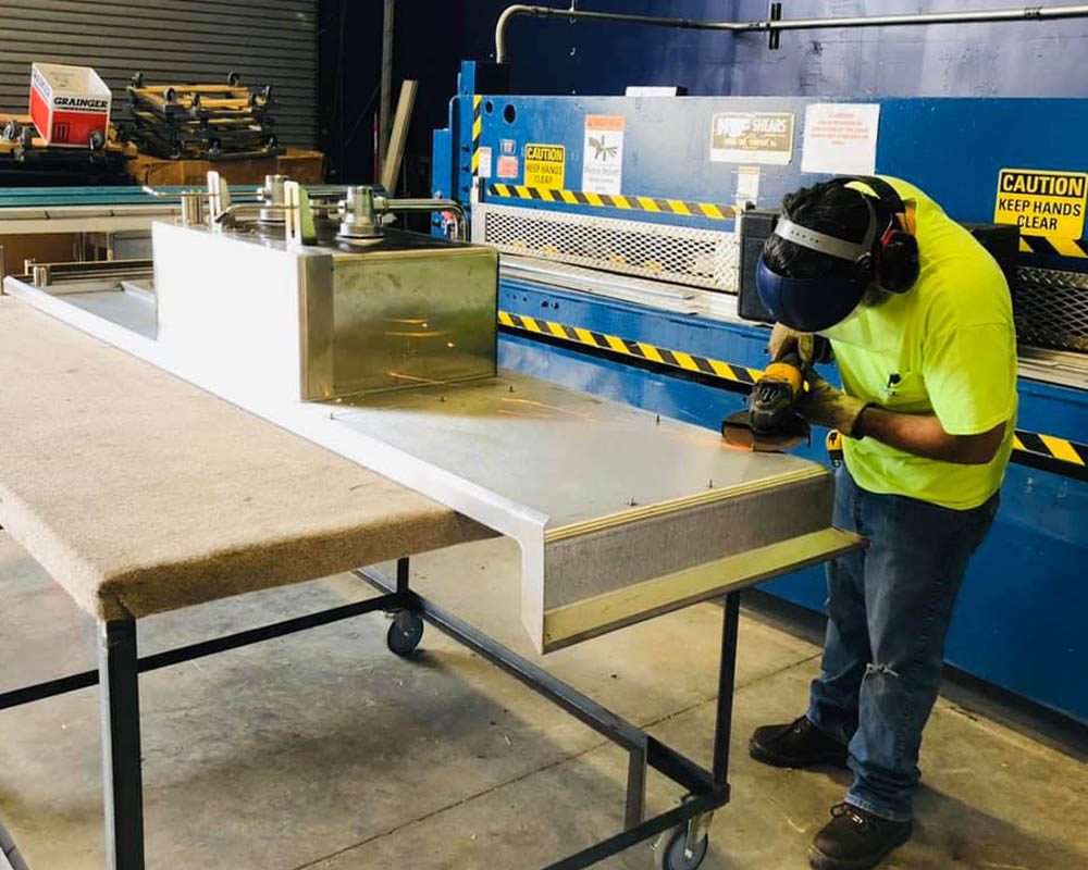 Stainless Steel Counter Modification