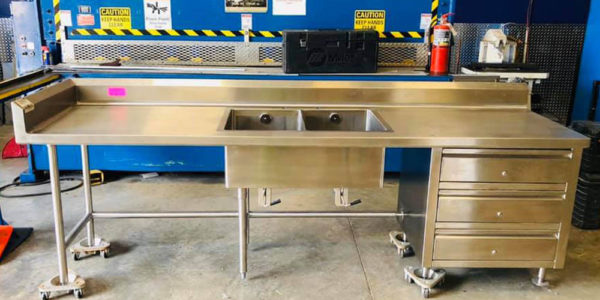 Stainless Steel Counter Drawer Modification Services