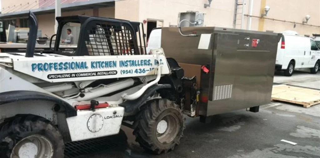 Demolition of Kitchen Equipment