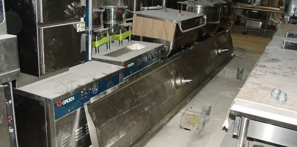Demolition of Kitchen Equipment