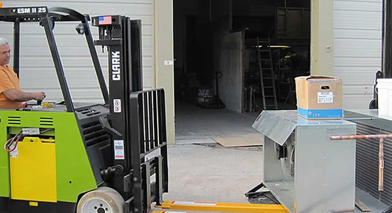 Commercial Equipment Warehousing